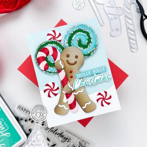 Hero Arts - Fancy Dies - Peeking Gingerbread Man-ScrapbookPal