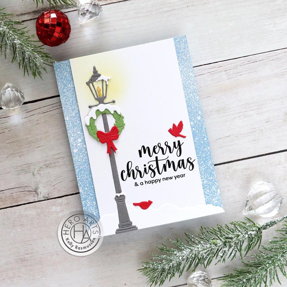 Hero Arts - Fancy Dies - Snowy Street Lamp-ScrapbookPal