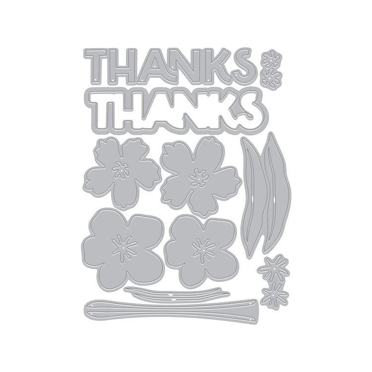 Hero Arts - Fresh Flowers Collection - Dies - Sweet Blooms - Scratch & Dent-ScrapbookPal
