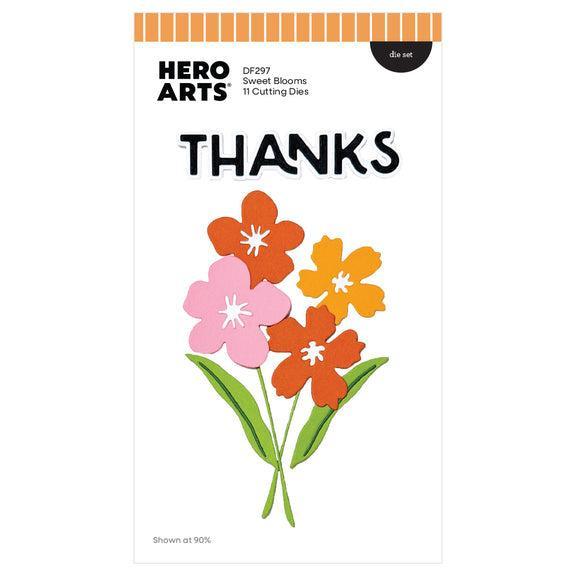Hero Arts - Fresh Flowers Collection - Dies - Sweet Blooms - Scratch & Dent-ScrapbookPal