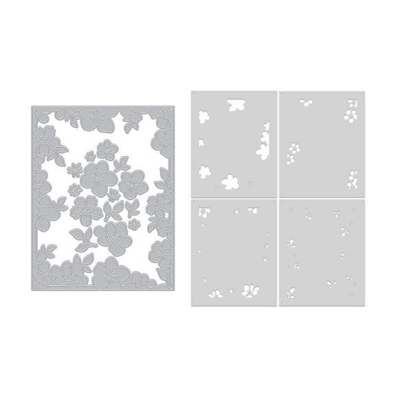 Hero Arts - Fresh Flowers Collection - Stencils & Dies - Floral Frame-ScrapbookPal