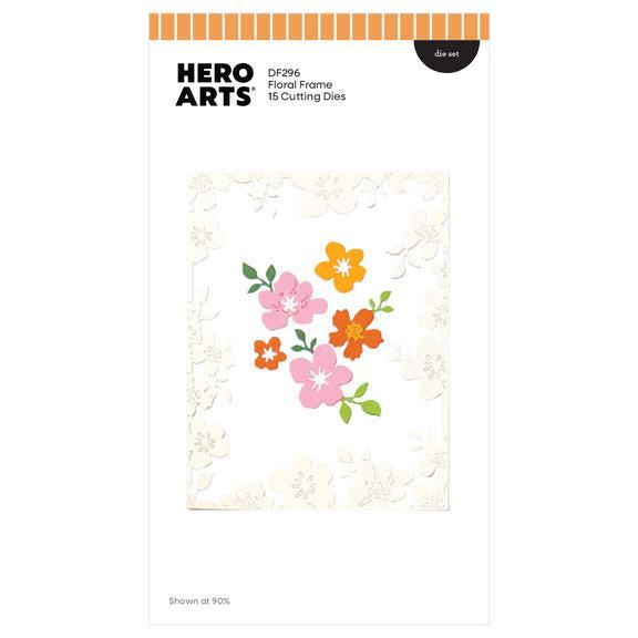 Hero Arts - Fresh Flowers Collection - Stencils & Dies - Floral Frame-ScrapbookPal