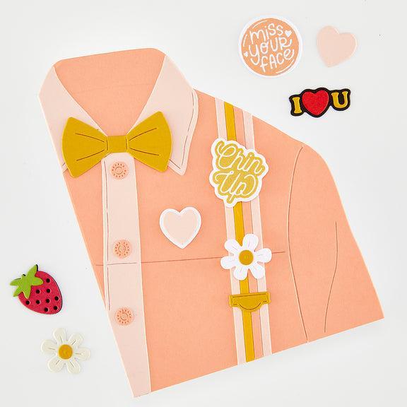 Hero Arts - Friends With Flair Collection - Dies - Suspenders-ScrapbookPal