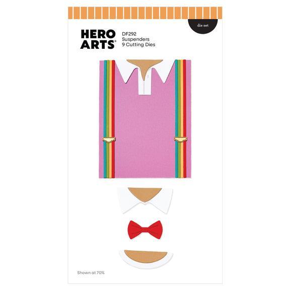 Hero Arts - Friends With Flair Collection - Dies - Suspenders-ScrapbookPal