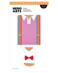 Hero Arts - Friends With Flair Collection - Dies - Suspenders-ScrapbookPal