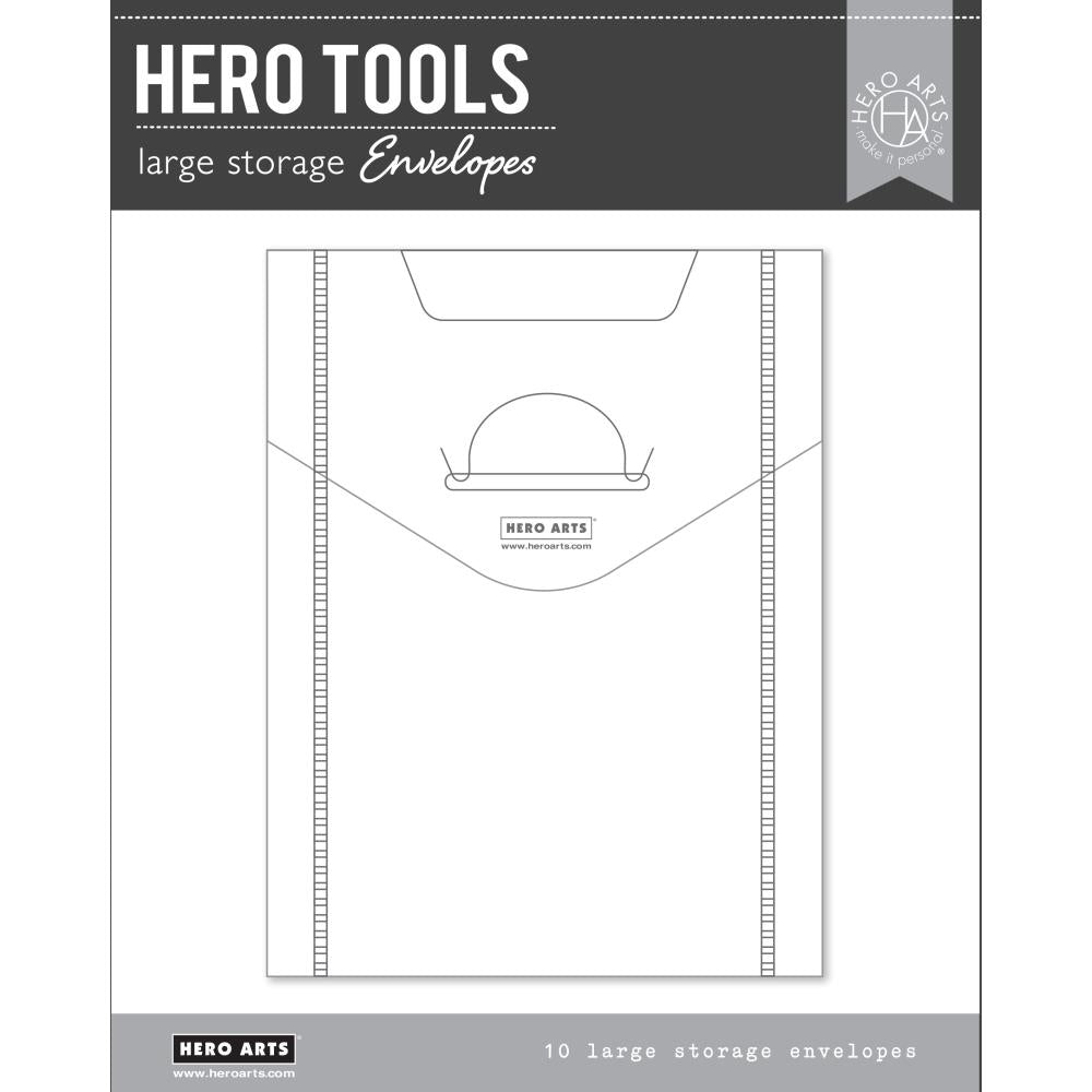 Hero Arts - Hero Tools - Large Storage Envelopes 7x9-ScrapbookPal