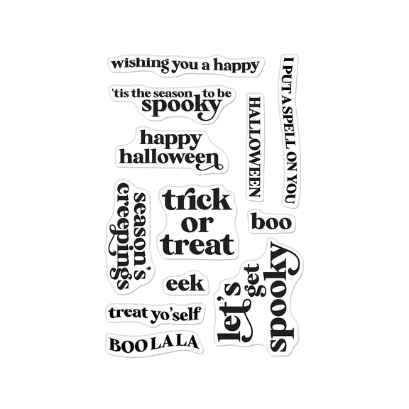 Hero Arts - Hocus Pocus Collection - Clear Stamps - Season’s Creepings-ScrapbookPal