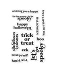 Hero Arts - Hocus Pocus Collection - Clear Stamps - Season’s Creepings-ScrapbookPal