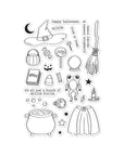 Hero Arts - Hocus Pocus Collection - Clear Stamps - Tricks and Treats-ScrapbookPal