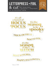 Hero Arts - Hocus Pocus Collection - Letterpress + Foil & Cut - Spooky Season-ScrapbookPal