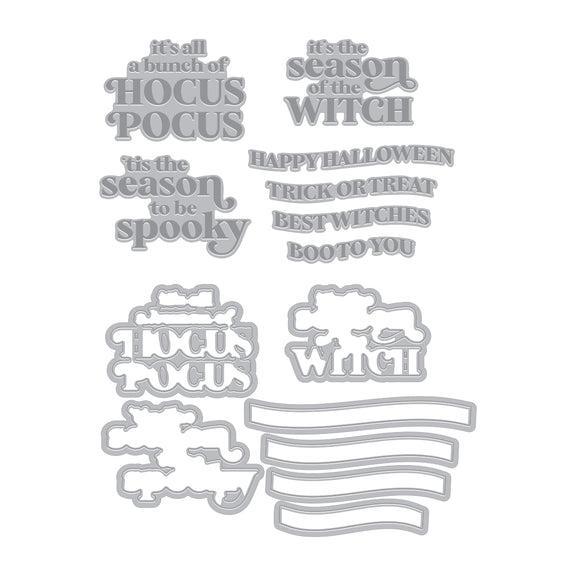 Hero Arts - Hocus Pocus Collection - Letterpress + Foil & Cut - Spooky Season-ScrapbookPal