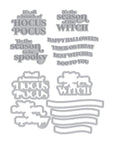 Hero Arts - Hocus Pocus Collection - Letterpress + Foil & Cut - Spooky Season-ScrapbookPal
