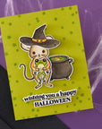 Hero Arts - Hocus Pocus Collection - Stamp & Cut - Tricks and Treats-ScrapbookPal