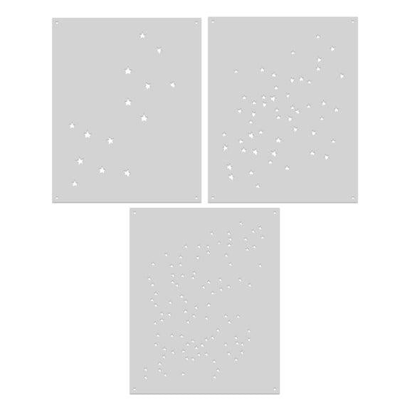 Hero Arts - Hocus Pocus Collection - Stencils - Color Layering Scattered Stars-ScrapbookPal