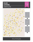 Hero Arts - Hocus Pocus Collection - Stencils - Color Layering Scattered Stars-ScrapbookPal