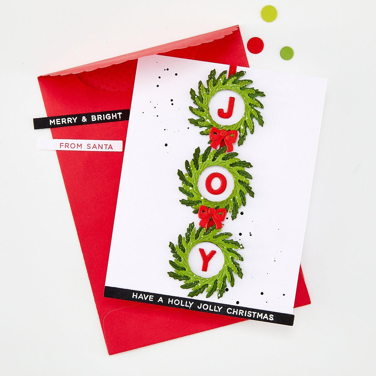 Hero Arts - Home for the Holidays Collection - Clear Stamps - Season's Greetings-ScrapbookPal