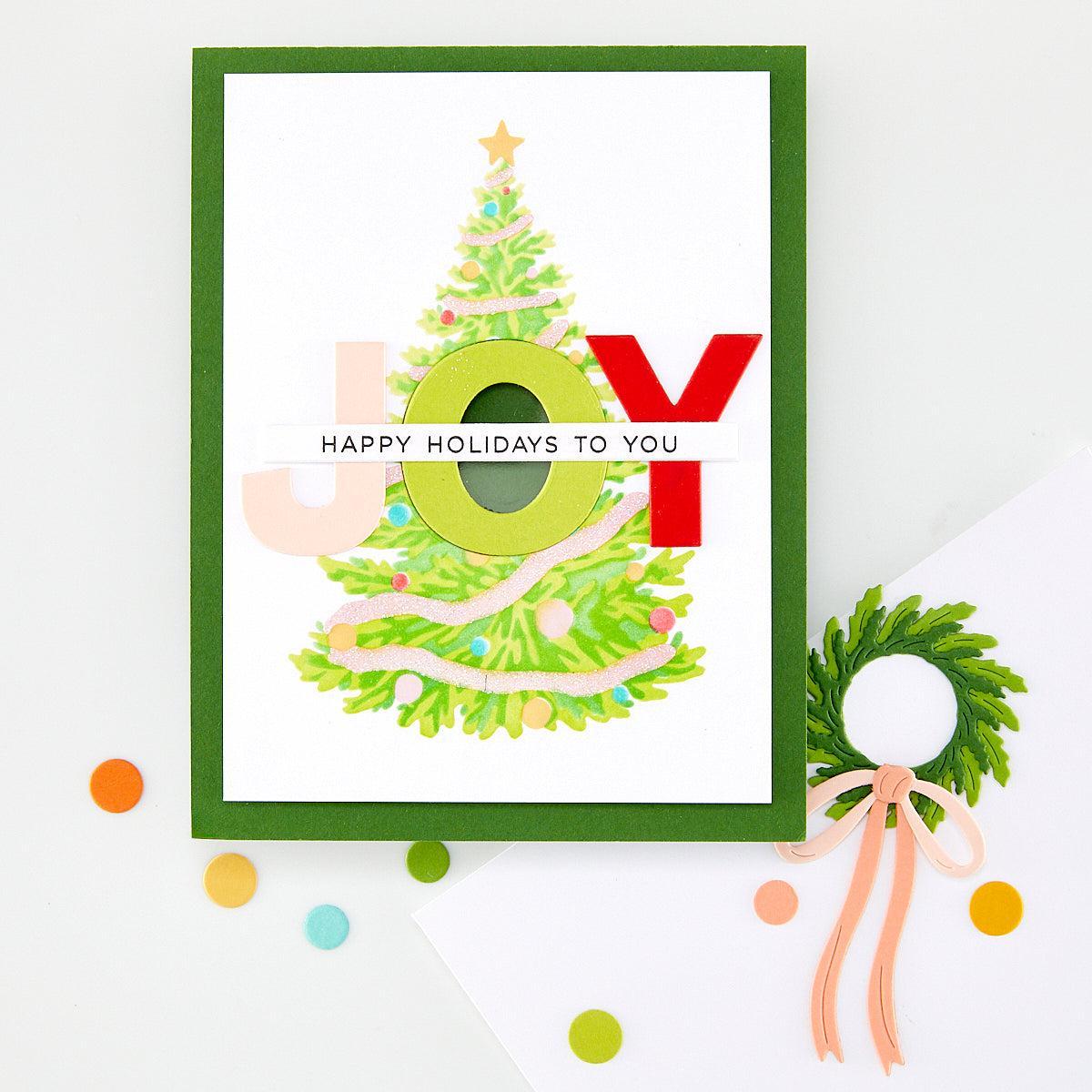 Hero Arts - Home for the Holidays Collection - Clear Stamps - Season's Greetings-ScrapbookPal