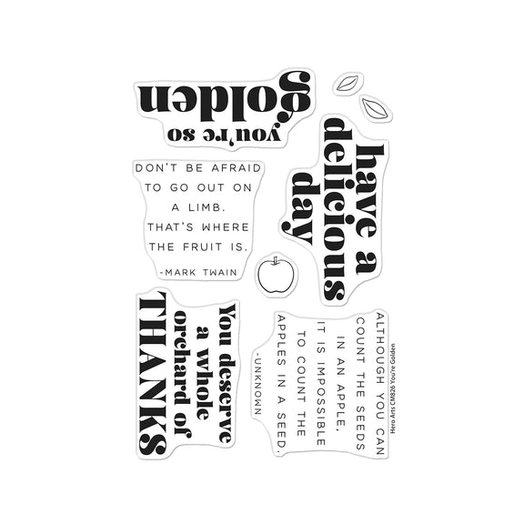 Hero Arts - I Pick You Collection - Clear Stamps - You're Golden-ScrapbookPal