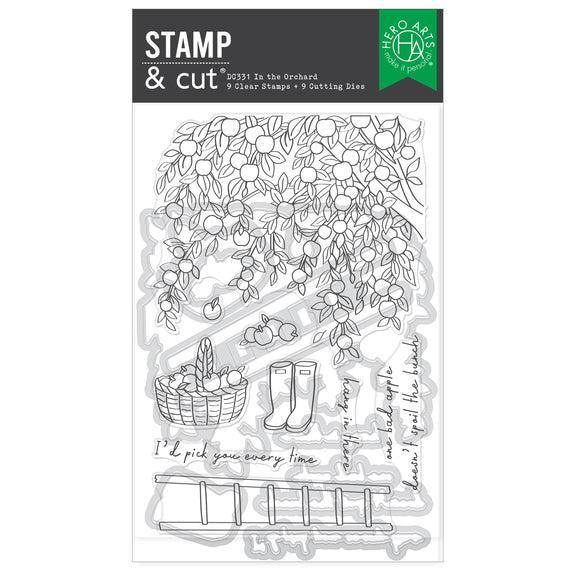 Hero Arts - I Pick You Collection - Stamp & Cut - In The Orchard-ScrapbookPal