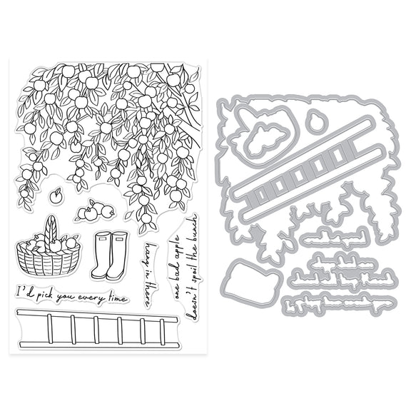 Hero Arts - I Pick You Collection - Stamp & Cut - In The Orchard-ScrapbookPal