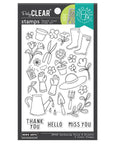 Hero Arts - In The Garden Collection - Clear Stamps - Gardening Tools & Flowers-ScrapbookPal