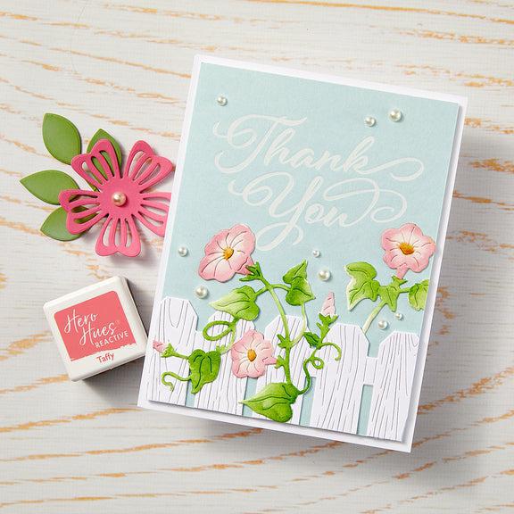 Hero Arts - In The Garden Collection - Fancy Dies - Morning Glory-ScrapbookPal