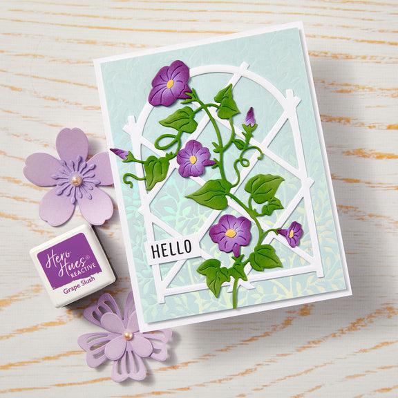 Hero Arts - In The Garden Collection - Fancy Dies - Trellis Window-ScrapbookPal