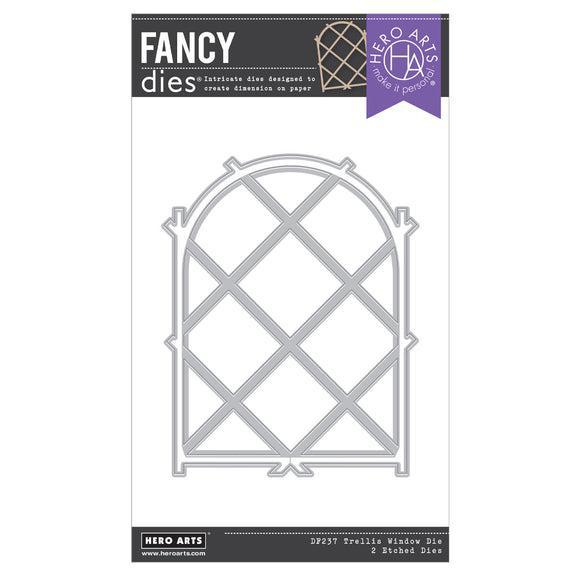 Hero Arts - In The Garden Collection - Fancy Dies - Trellis Window-ScrapbookPal