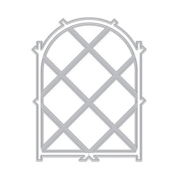 Hero Arts - In The Garden Collection - Fancy Dies - Trellis Window-ScrapbookPal
