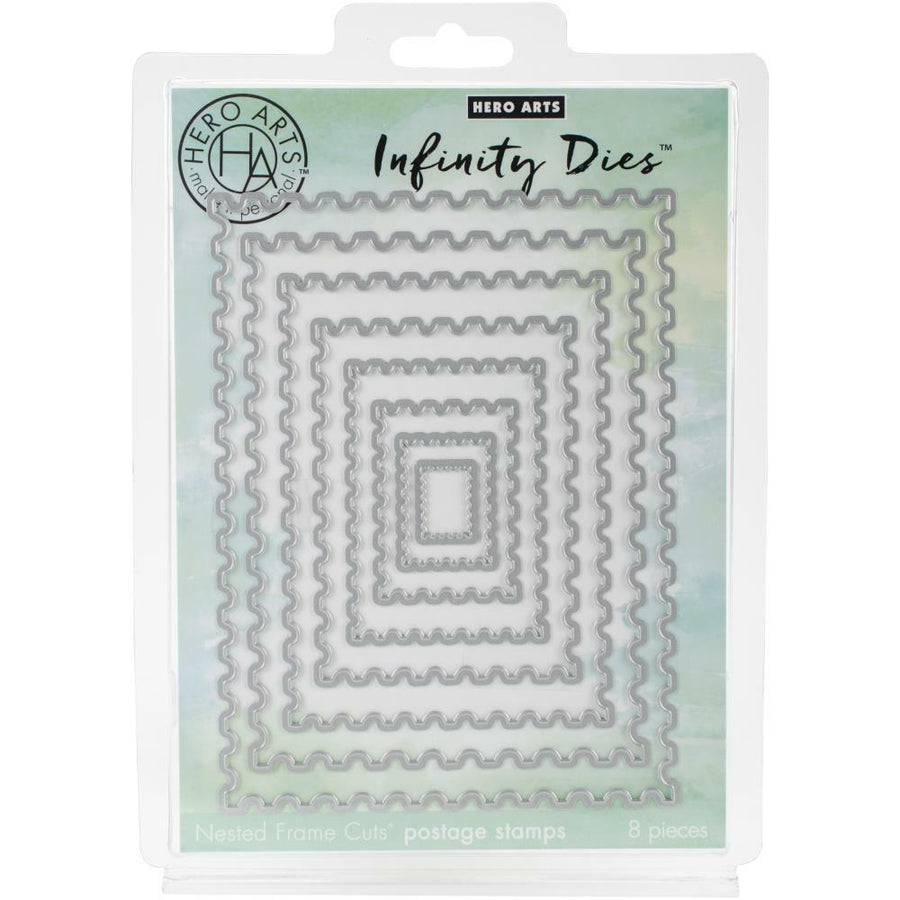 Hero Arts - Infinity Dies - Nesting Postage Stamps-ScrapbookPal