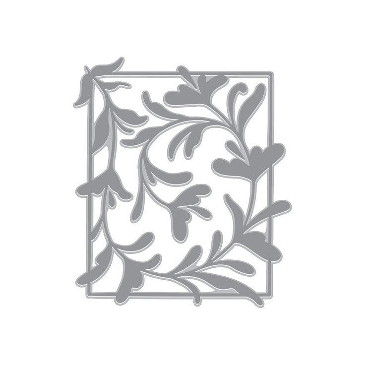 Hero Arts - Lovely Letterpress Collection - Letterpress + Foil Plate - Decorative Floral-ScrapbookPal