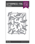 Hero Arts - Lovely Letterpress Collection - Letterpress + Foil Plate - Decorative Floral-ScrapbookPal