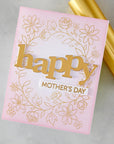 Hero Arts - Lovely Letterpress Collection - Letterpress + Foil Plate - Floral Border-ScrapbookPal
