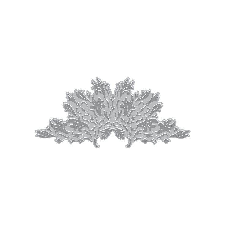 Hero Arts - Lovely Letterpress Collection - Letterpress + Foil Plate - Lavish Flourish-ScrapbookPal