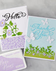 Hero Arts - Lovely Letterpress Collection - Press Pates - Hello & Thank You-ScrapbookPal