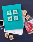 Hero Arts - Mini Tub Woodblock Stamps - Birthday-ScrapbookPal