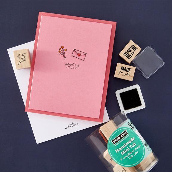 Hero Arts - Mini Tub Woodblock Stamps - Handmade-ScrapbookPal