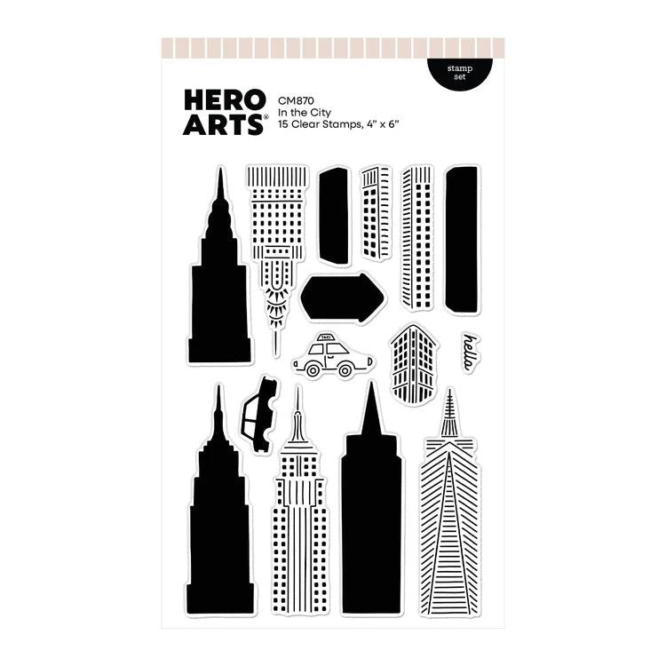 Hero Arts - Parade Day Collection - Clear Stamps - In the City-ScrapbookPal