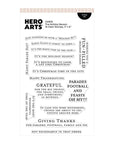 Hero Arts - Parade Day Collection - Clear Stamps - The Holiday Season-ScrapbookPal