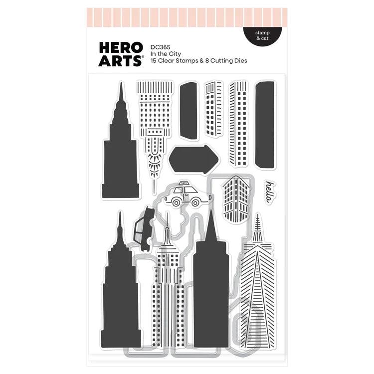 Hero Arts - Parade Day Collection - Stamp &amp; Cut - In the City-ScrapbookPal