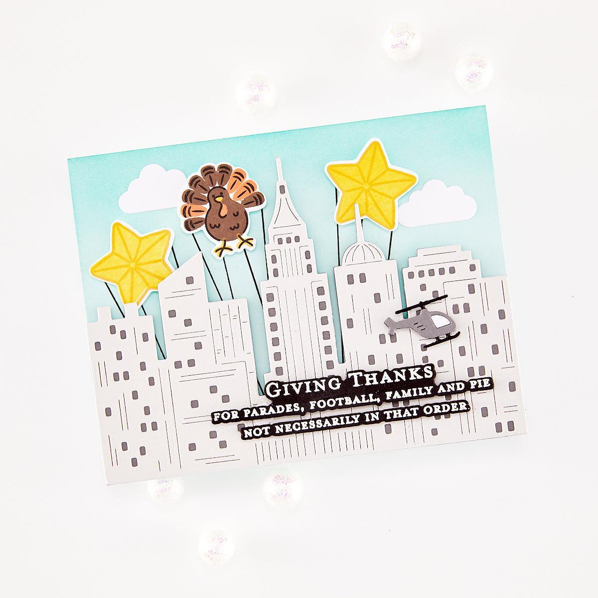 Hero Arts - Parade Day Collection - Stamp &amp; Cut - On Parade-ScrapbookPal
