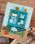 Hero Arts - Retro Kitchen Collection - Dies - Classic Cabinet-ScrapbookPal