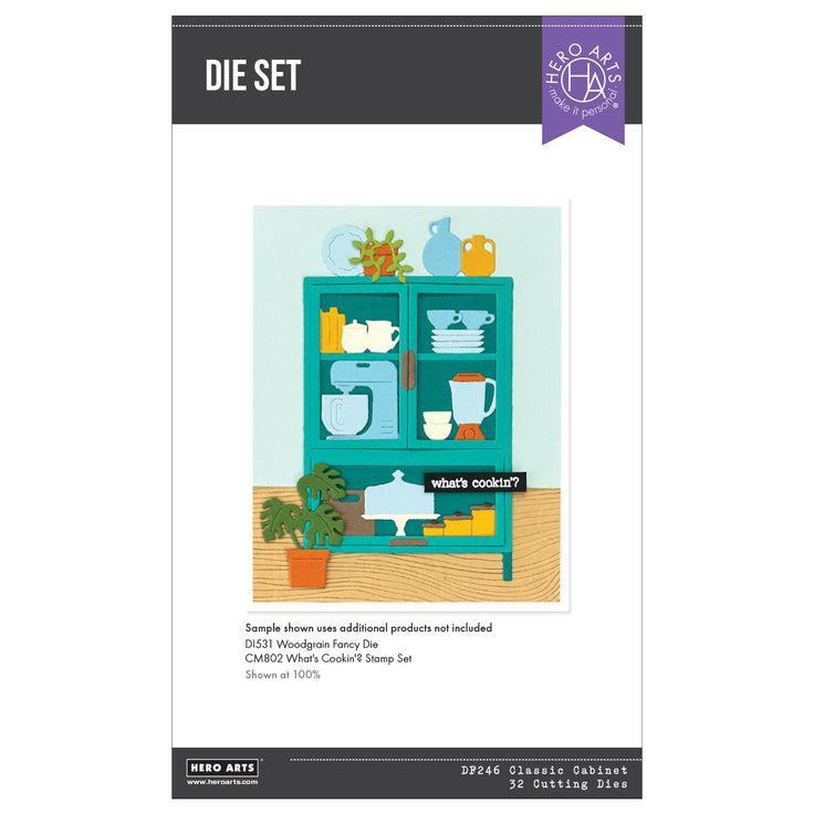 Hero Arts - Retro Kitchen Collection - Dies - Classic Cabinet-ScrapbookPal