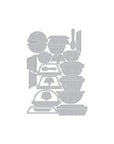 Hero Arts - Retro Kitchen Collection - Dies - Classic Casserole-ScrapbookPal