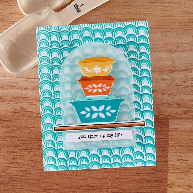 Hero Arts - Retro Kitchen Collection - Dies - Classic Casserole-ScrapbookPal