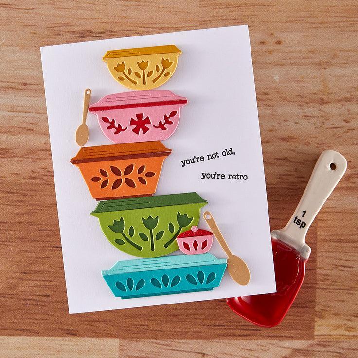 Hero Arts - Retro Kitchen Collection - Dies - Classic Casserole-ScrapbookPal