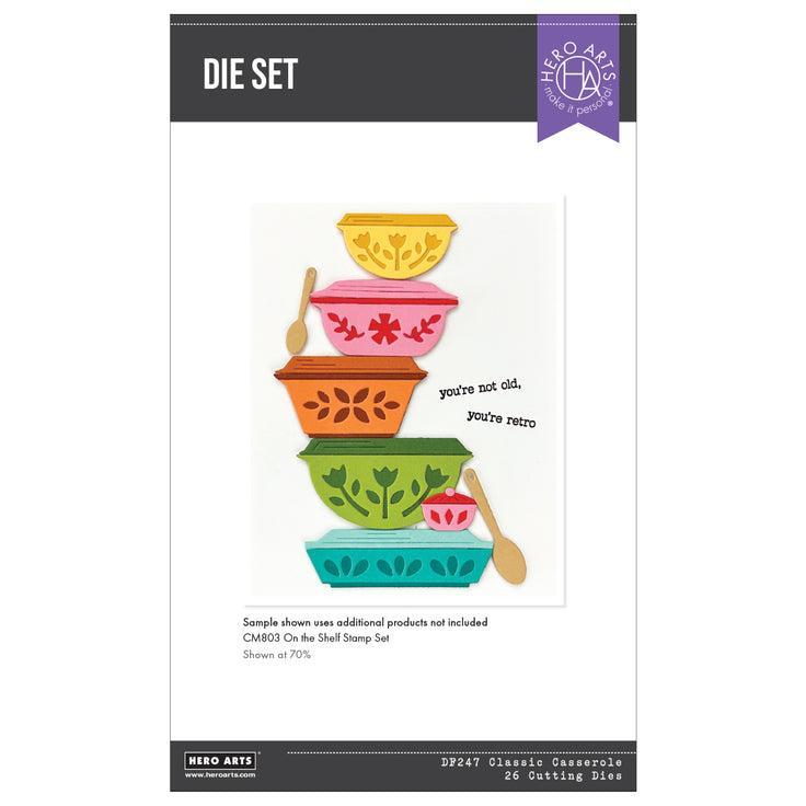 Hero Arts - Retro Kitchen Collection - Dies - Classic Casserole-ScrapbookPal