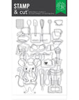 Hero Arts - Retro Kitchen Collection - Stamp & Cut XL - What's Cookin'?-ScrapbookPal