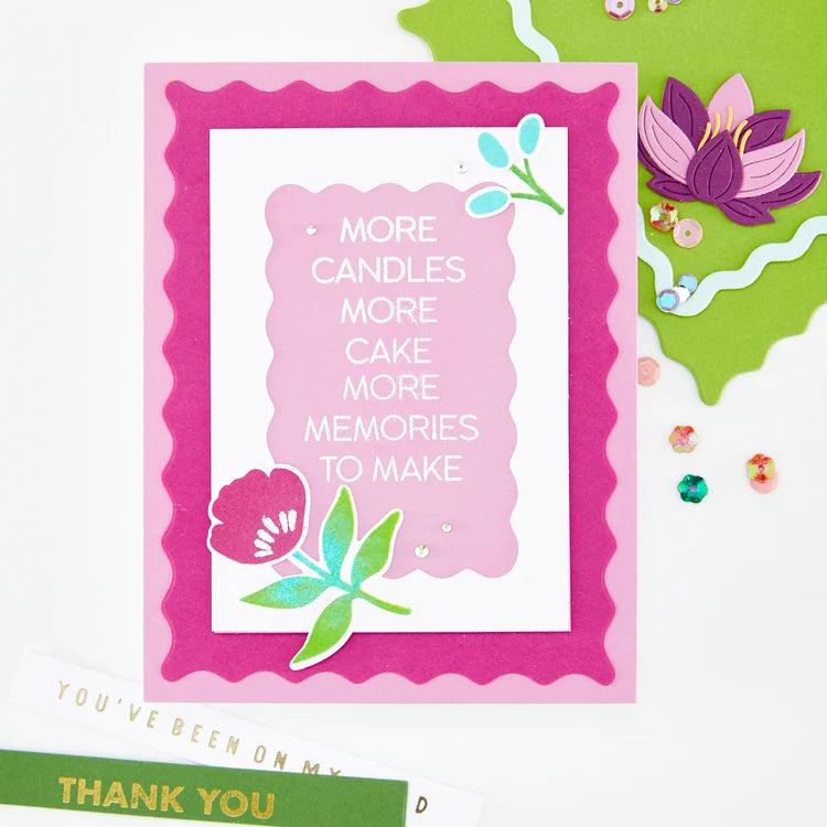 Hero Arts - Say It With Style Collection - Clear Stamps - Birthdays Inside &amp; Out-ScrapbookPal