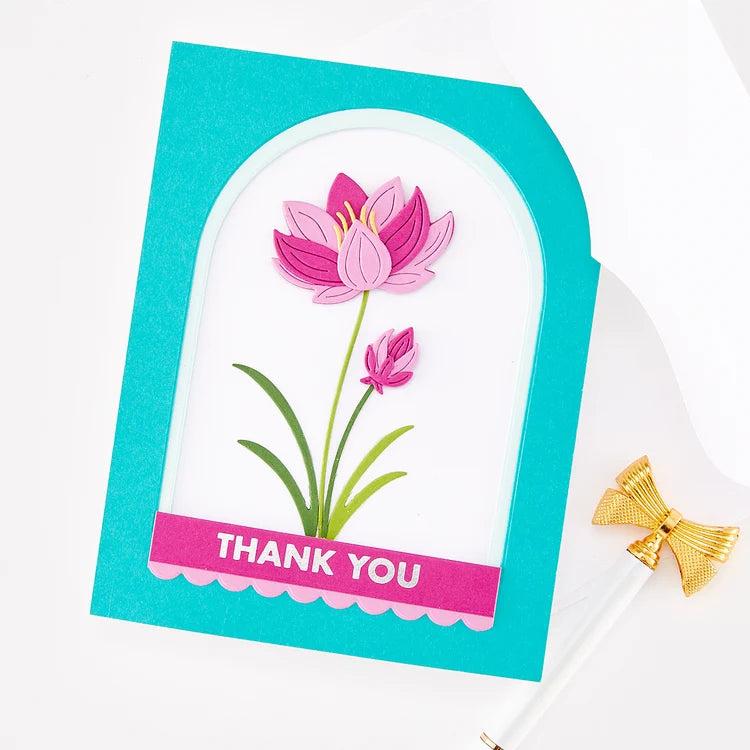 Hero Arts - Say It With Style Collection - Letterpress + Foil Plate - Sentiment Strips XL - Everyday-ScrapbookPal